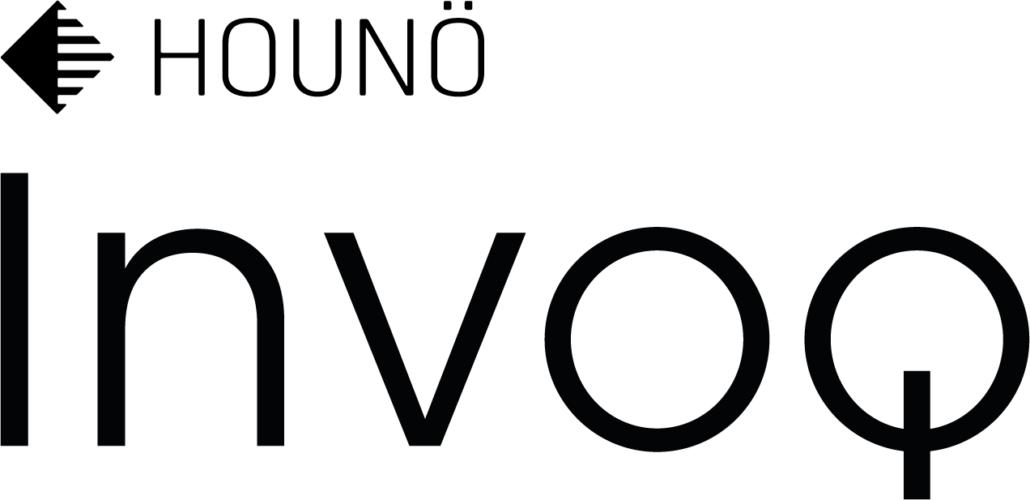 Houno╠e Invoq logo black